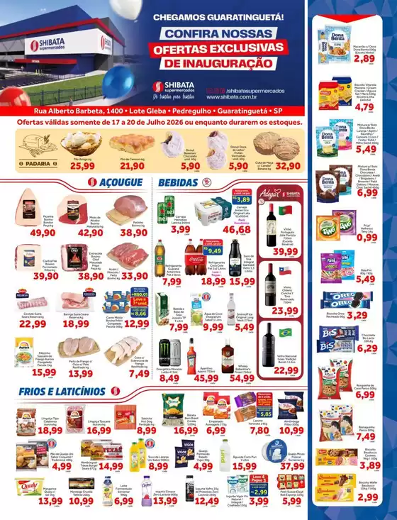 Catálogo Shibata Supermercados | Melhores ofertas para todos os caçadores de pechinchas | 2026-07-17T00:00:00.000Z - 2026-07-20T00:00:00.000Z