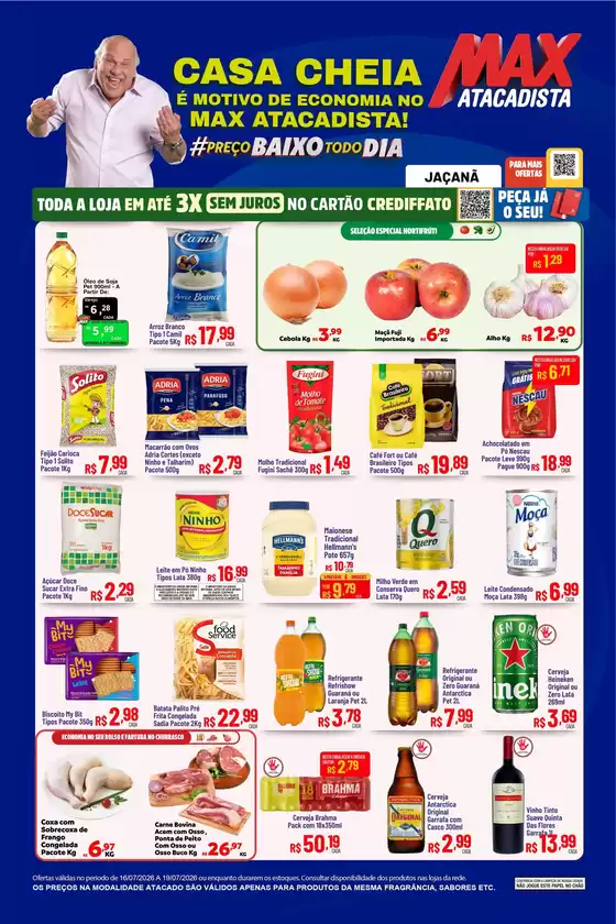 Catálogo Max Atacadista em Parnamirim-Pernambuco | Ofertas para caçadores de pechinchas | 2026-07-16T00:00:00.000Z - 2026-07-19T00:00:00.000Z
