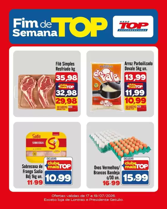 Catálogo Rede Top | Encarte Rede Top | 2026-07-17T00:00:00.000Z - 2026-07-19T00:00:00.000Z