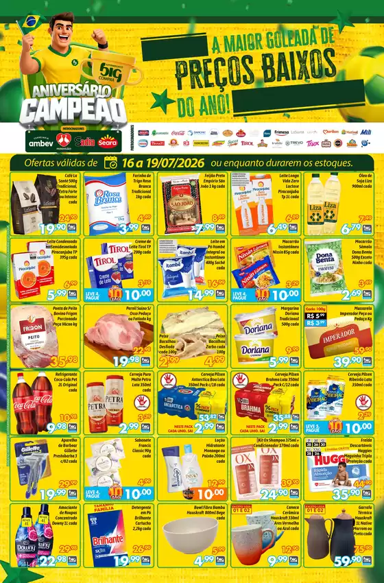 Catálogo Supermercados Big Compra | Ofertas e promoções atuais | 2026-07-16T00:00:00.000Z - 2026-07-19T00:00:00.000Z