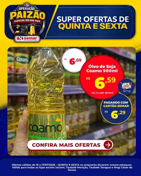 Catálogo Semar Supermercado | Promoções especiais em andamento | 2026-07-16T00:00:00.000Z - 2026-07-17T00:00:00.000Z