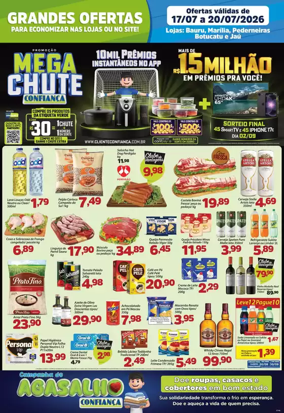 Catálogo Confiança Supermercados | Tabloide rede 1707 WPP | 2026-07-17T00:00:00.000Z - 2026-07-20T00:00:00.000Z