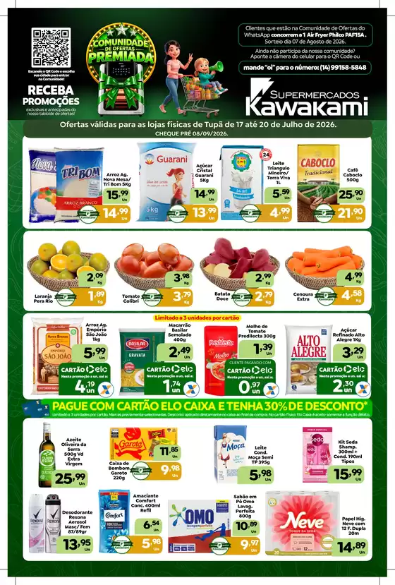 Catálogo Supermercados Kawakami | Ofertas - Tupã | 2026-07-17T00:00:00.000Z - 2026-07-20T00:00:00.000Z