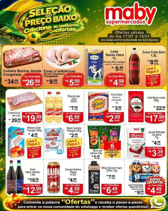 Catálogo Maby Supermercados | Ótima oferta para todos os clientes | 2026-07-17T00:00:00.000Z - 2026-07-19T00:00:00.000Z