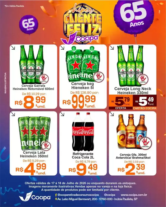 Catálogo Cocipa | Grandes descontos em produtos selecionados | 2026-07-17T00:00:00.000Z - 2026-07-18T00:00:00.000Z