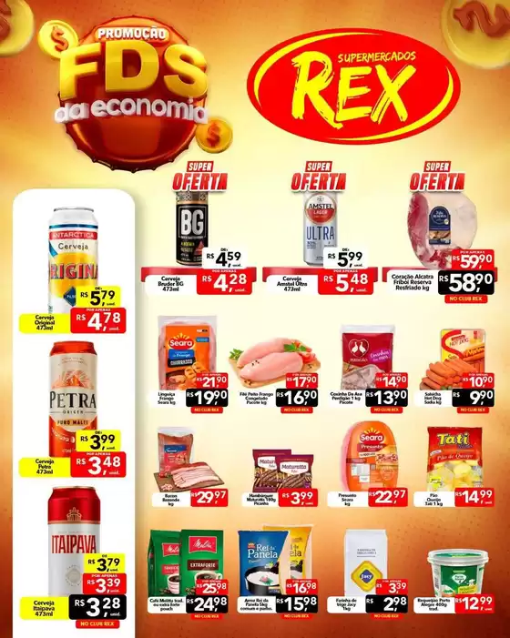 Catálogo Supermercados Rex | Economize agora com nossas ofertas | 2026-07-17T00:00:00.000Z - 2026-07-19T00:00:00.000Z