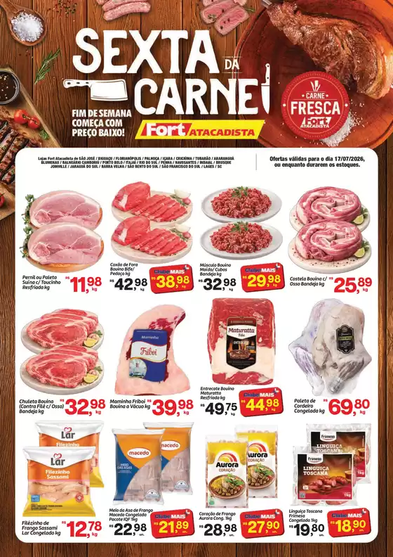 Catálogo Fort Atacadista | SC FORT 6 da Carne 17 JUL 26 Regional | 2026-07-17T00:00:00.000Z - 2026-07-17T00:00:00.000Z