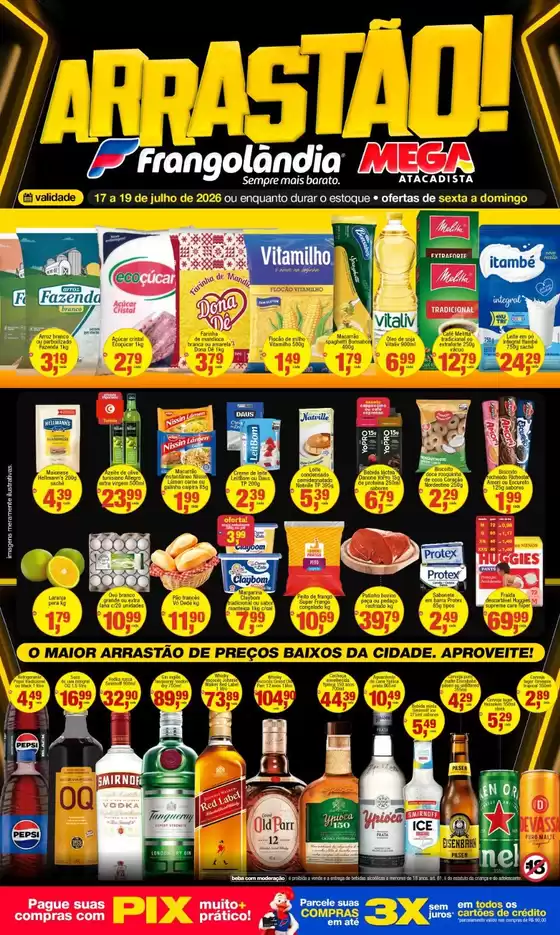 Catálogo Super Frangolândia | Ótima oferta para caçadores de pechinchas | 2026-07-17T00:00:00.000Z - 2026-07-19T00:00:00.000Z