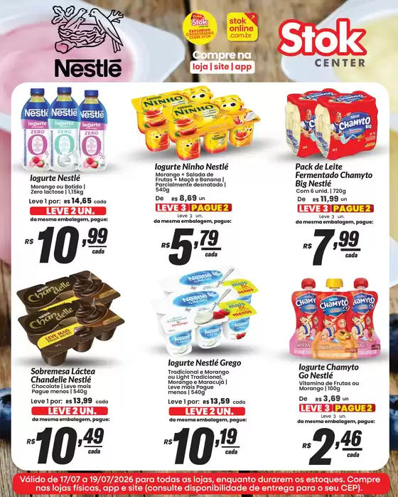 Catálogo Stok Center | 55064 Lamina stok center Nestle RS e SC 17 a 19 de julho 1 | 2026-07-17T00:00:00.000Z - 2026-07-19T00:00:00.000Z