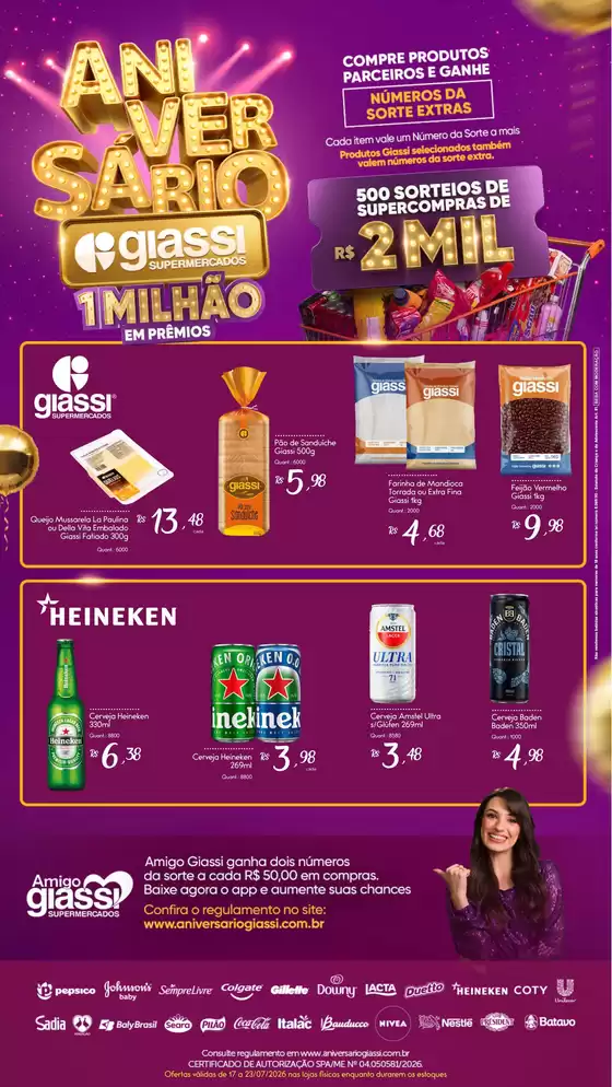 Catálogo Giassi Supermercados | Melhores ofertas para compradores econômicos | 2026-07-17T00:00:00.000Z - 2026-07-23T00:00:00.000Z