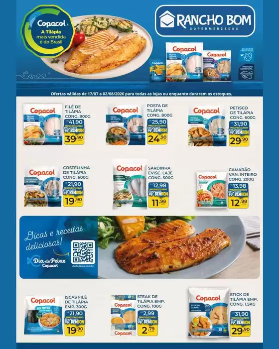 Catálogo Rancho Bom Supermercados | Encarte Rancho Bom Supermercados | 2026-07-17T00:00:00.000Z - 2026-08-02T00:00:00.000Z