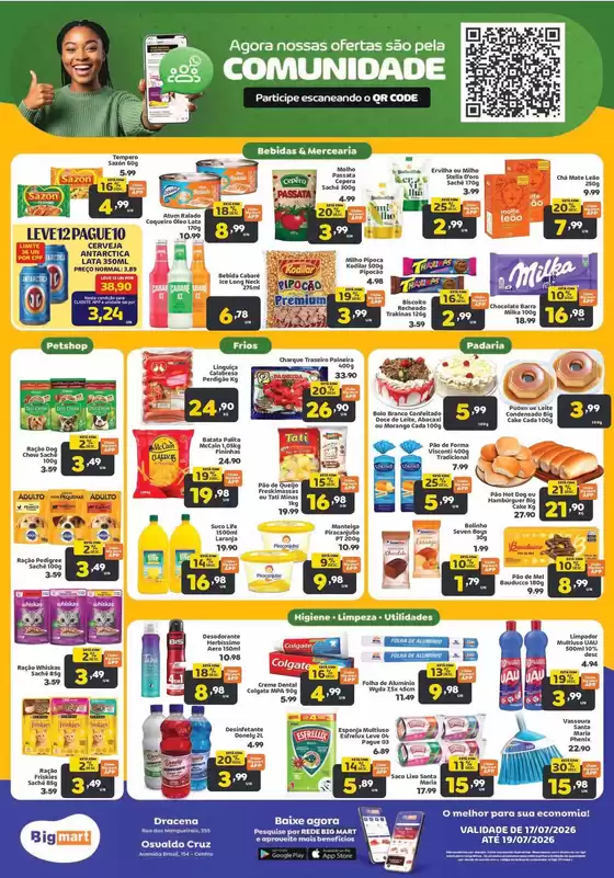 Catálogo Bigmart | Melhores ofertas para todos os clientes | 2026-07-17T00:00:00.000Z - 2026-07-19T00:00:00.000Z