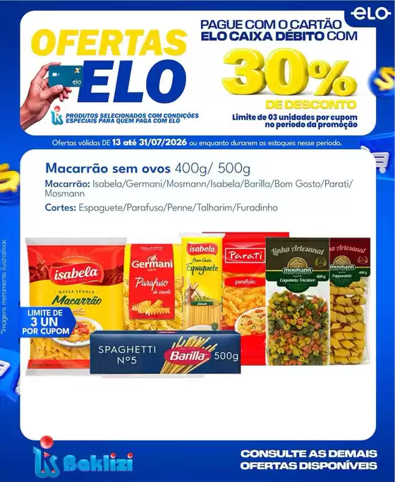 Catálogo Supermercados Baklizi | Ótima oferta para caçadores de pechinchas | 2026-07-17T00:00:00.000Z - 2026-07-31T00:00:00.000Z