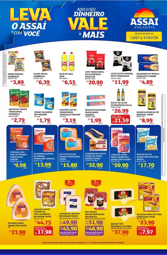 Catálogo Assaí Atacadista | Encarte Assaí Atacadista 168032-538 | 2026-07-17T00:00:00.000Z - 2026-07-17T00:00:00.000Z