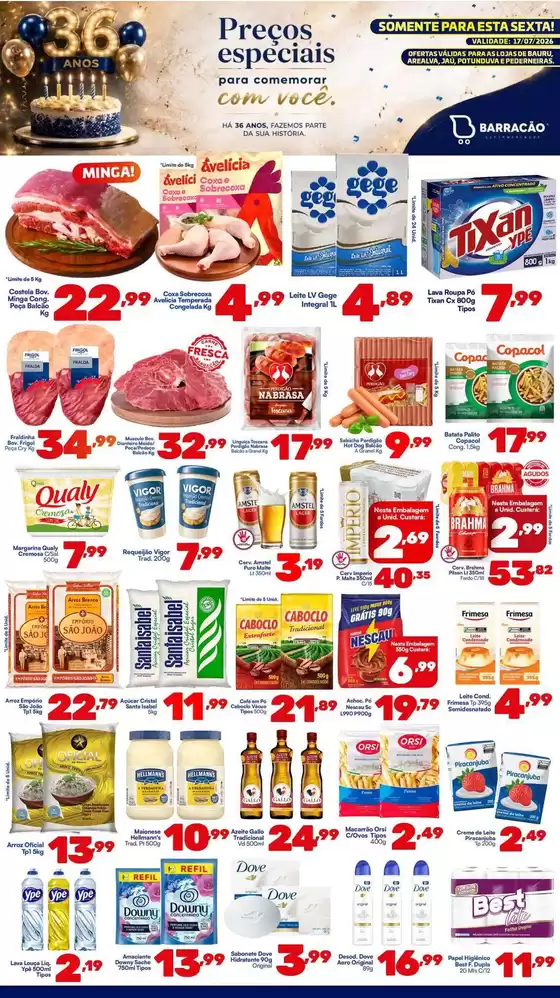 Catálogo Barracão Supermercado | Encarte Barracão Supermercado | 2026-07-17T00:00:00.000Z - 2026-07-17T00:00:00.000Z