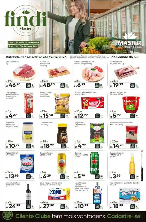 Catálogo Master Supermercados | Final de semana RS | 2026-07-17T00:00:00.000Z - 2026-07-19T00:00:00.000Z