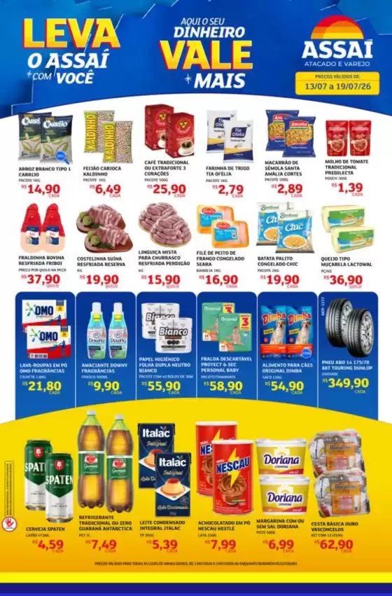 Catálogo Assaí Atacadista | Encarte Assaí Atacadista 168024-525 | 2026-07-17T00:00:00.000Z - 2026-07-19T00:00:00.000Z