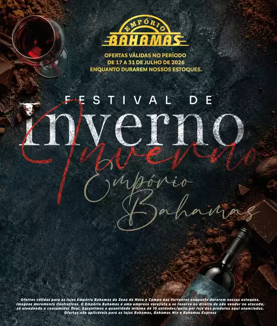 Catálogo Empório Bahamas | Ofertas da Quinzena - Zona da Mata | 2026-06-17T00:00:00.000Z - 2026-07-31T00:00:00.000Z