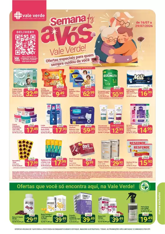Catálogo Farmácias Vale Verde | Ofertas exclusivas e pechinchas | 2026-07-16T00:00:00.000Z - 2026-07-29T00:00:00.000Z