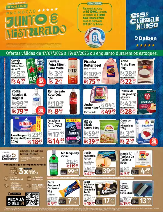 Catálogo Supermercado Dalben | 1784232487266328 | 2026-07-17T00:00:00.000Z - 2026-07-19T00:00:00.000Z