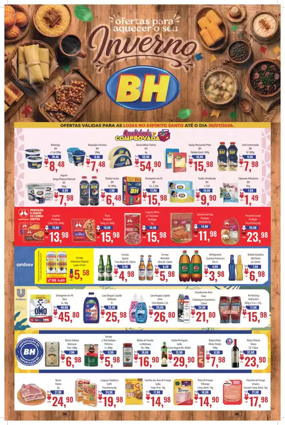 Catálogo Supermercados BH | FOLHETO 2ª QUINZENA JULHO 26 - ES | 2026-07-17T00:00:00.000Z - 2026-07-30T00:00:00.000Z