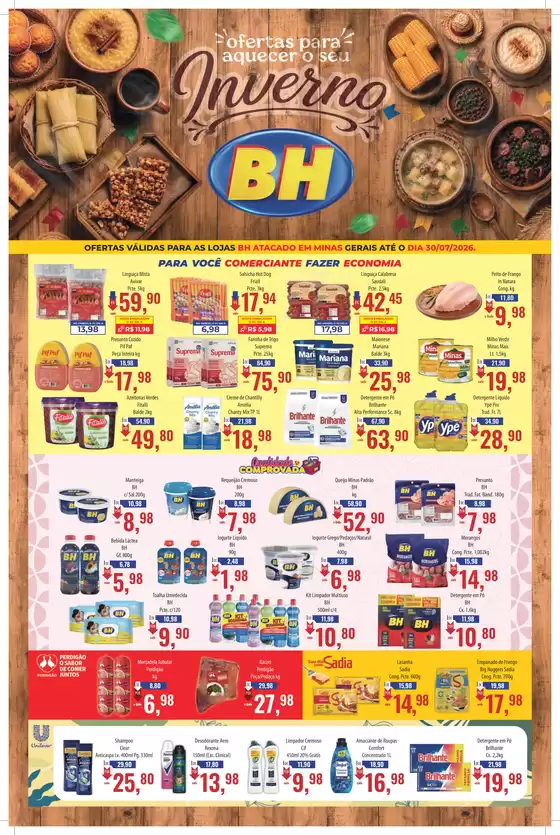 Catálogo Supermercados BH | FOLHETO 2ª QUINZENA JULHO 26 - MG ATACADO | 2026-07-17T00:00:00.000Z - 2026-07-30T00:00:00.000Z
