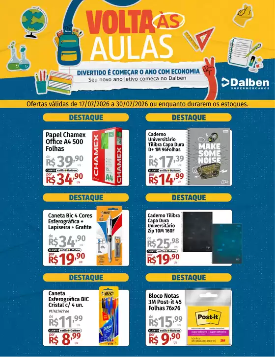 Catálogo Supermercado Dalben | 1784232572945458 | 2026-07-17T00:00:00.000Z - 2026-07-30T00:00:00.000Z