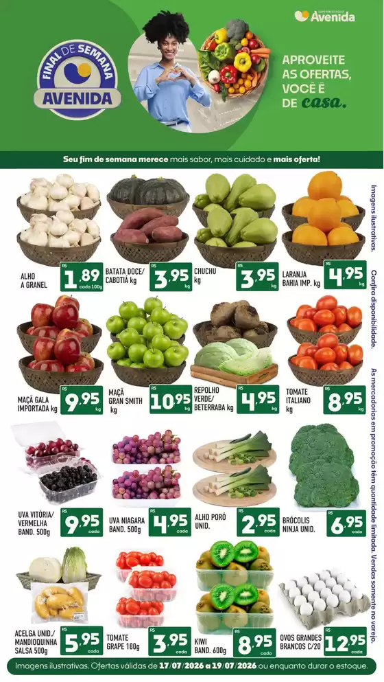 Catálogo Supermercados Avenida | Ofertas exclusivas | 2026-07-17T00:00:00.000Z - 2026-07-19T00:00:00.000Z