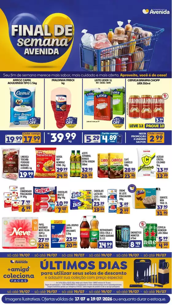 Catálogo Supermercados Avenida | Ofertas exclusivas para nossos clientes | 2026-07-17T00:00:00.000Z - 2026-07-19T00:00:00.000Z
