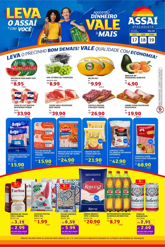 Catálogo Assaí Atacadista | Encarte Assaí Atacadista 49284-38 | 2026-07-17T00:00:00.000Z - 2026-07-20T00:00:00.000Z