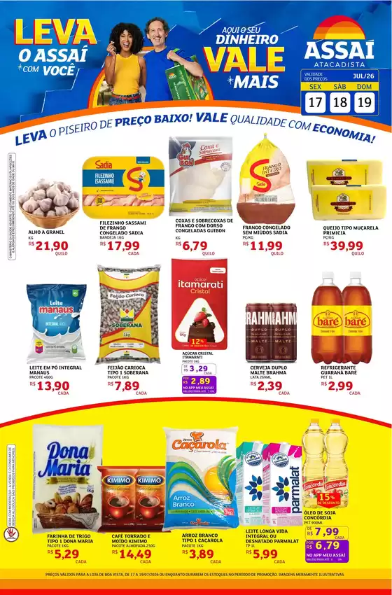 Catálogo Assaí Atacadista | Encarte Assaí Atacadista 49295-73 | 2026-07-17T00:00:00.000Z - 2026-07-19T00:00:00.000Z