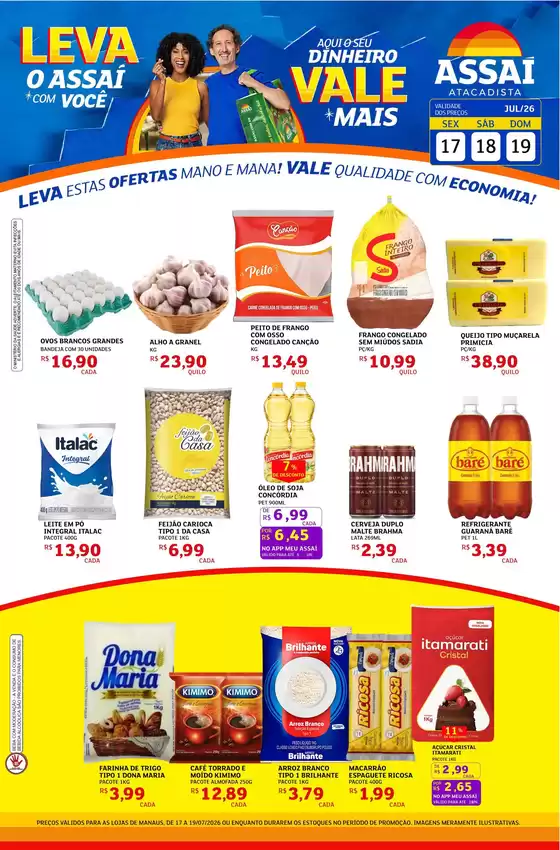 Catálogo Assaí Atacadista | Encarte Assaí Atacadista 49295-74 | 2026-07-17T00:00:00.000Z - 2026-07-19T00:00:00.000Z