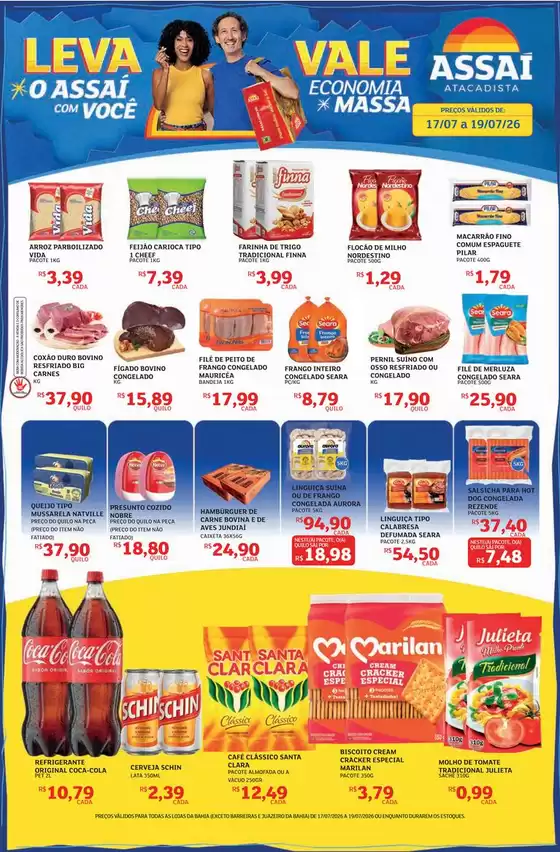 Catálogo Assaí Atacadista em Betim | Encarte Assaí Atacadista 168198-546 | 2026-07-17T00:00:00.000Z - 2026-07-19T00:00:00.000Z