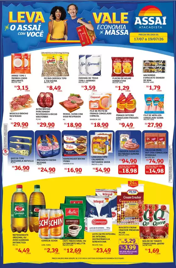 Catálogo Assaí Atacadista em Betim | Encarte Assaí Atacadista 168200-537 | 2026-07-17T00:00:00.000Z - 2026-07-19T00:00:00.000Z