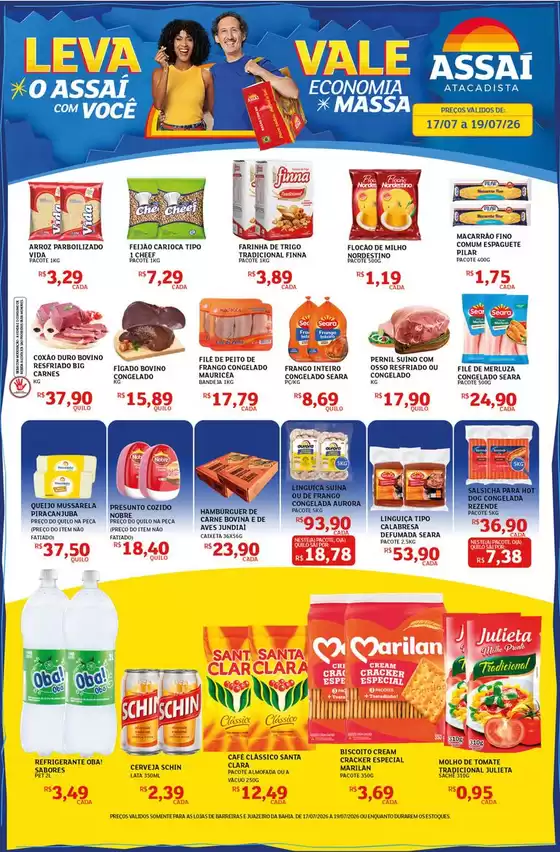 Catálogo Assaí Atacadista em Betim | Encarte Assaí Atacadista 168201-547 | 2026-07-17T00:00:00.000Z - 2026-07-19T00:00:00.000Z