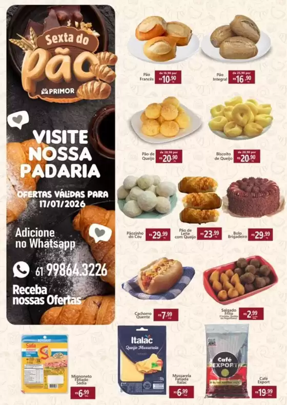 Catálogo Primor Supermercado | Sexta do pao | 2026-07-17T00:00:00.000Z - 2026-07-17T00:00:00.000Z