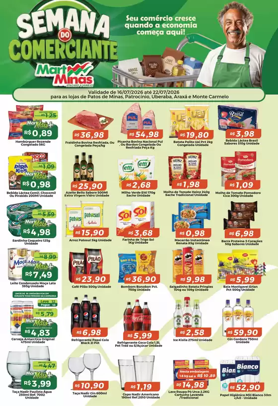 Catálogo Mart Minas | 253 Patos de Minas Patrocinio Uberaba AraxaMonte Carmelo 1 | 2026-07-16T00:00:00.000Z - 2026-07-22T00:00:00.000Z