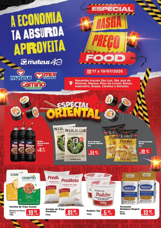 Catálogo Supermercados Mateus | Rasga preço | 2026-07-17T00:00:00.000Z - 2026-07-19T00:00:00.000Z