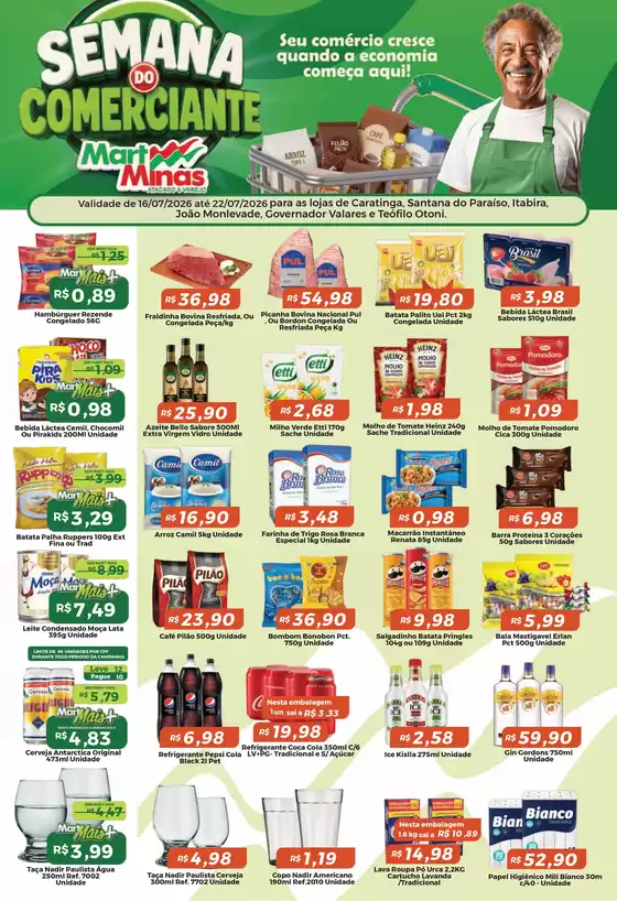 Catálogo Mart Minas | Melhores ofertas para compradores econômicos | 2026-07-16T00:00:00.000Z - 2026-07-22T00:00:00.000Z