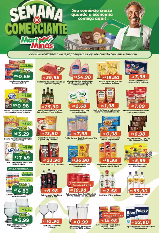 Catálogo Mart Minas | 287 CurveloJanuariaPirapora 1 | 2026-07-16T00:00:00.000Z - 2026-07-22T00:00:00.000Z