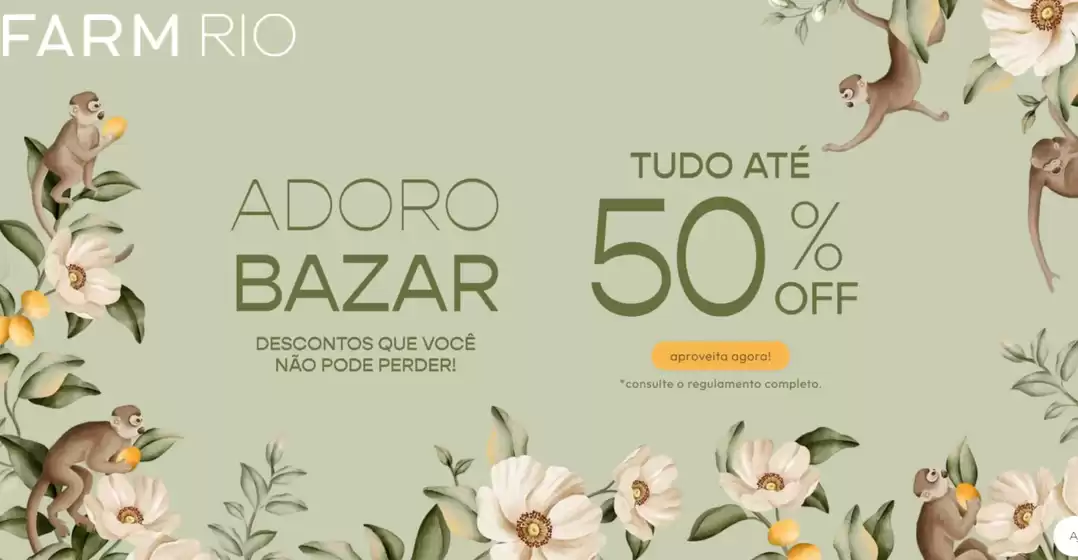 Catálogo FARM | Até 50% off | 2026-07-20T00:00:00.000Z - 2026-08-20T00:00:00.000Z