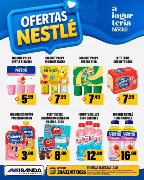 Catálogo Miranda Supermercados | Ofertas Nestlé | 2026-07-20T00:00:00.000Z - 2026-07-22T00:00:00.000Z