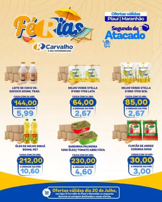 Catálogo R Carvalho Supermercado | Segunda do Atacado | 2026-07-20T00:00:00.000Z - 2026-07-20T00:00:00.000Z