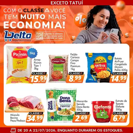 Catálogo Delta Supermercados | Nossas melhores pechinchas | 2026-07-20T00:00:00.000Z - 2026-07-22T00:00:00.000Z