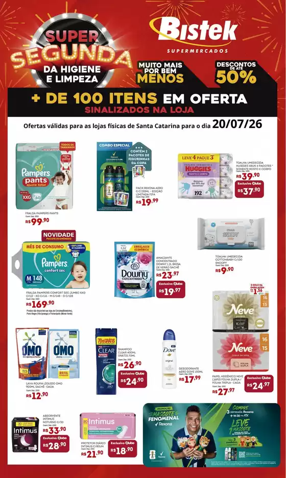Catálogo Bistek Supermercados | Encarte Bistek Supermercados | 2026-07-20T00:00:00.000Z - 2026-07-20T00:00:00.000Z