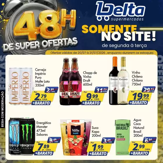 Catálogo Delta Supermercados | Ofertas para caçadores de pechinchas | 2026-07-20T00:00:00.000Z - 2026-07-21T00:00:00.000Z