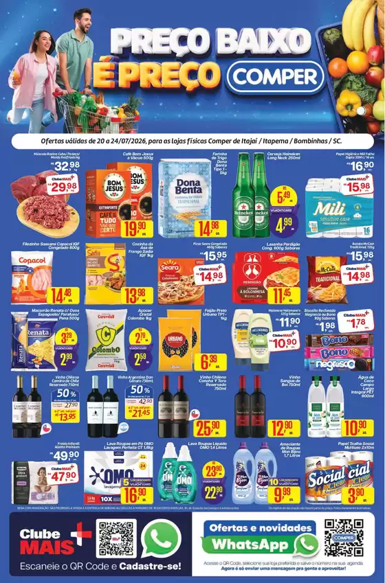 Catálogo Comper | Ofertas exclusivas e pechinchas | 2026-07-20T00:00:00.000Z - 2026-07-24T00:00:00.000Z