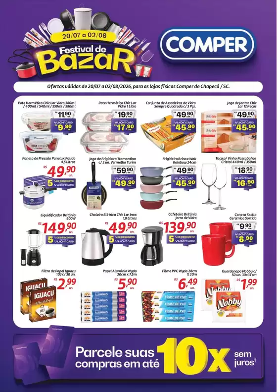 Catálogo Comper | Melhores ofertas para todos os clientes | 2026-07-20T00:00:00.000Z - 2026-08-02T00:00:00.000Z