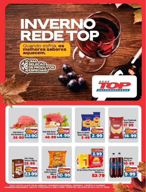 Catálogo Rede Top | Descontos e promoções | 2026-07-20T00:00:00.000Z - 2026-07-23T00:00:00.000Z