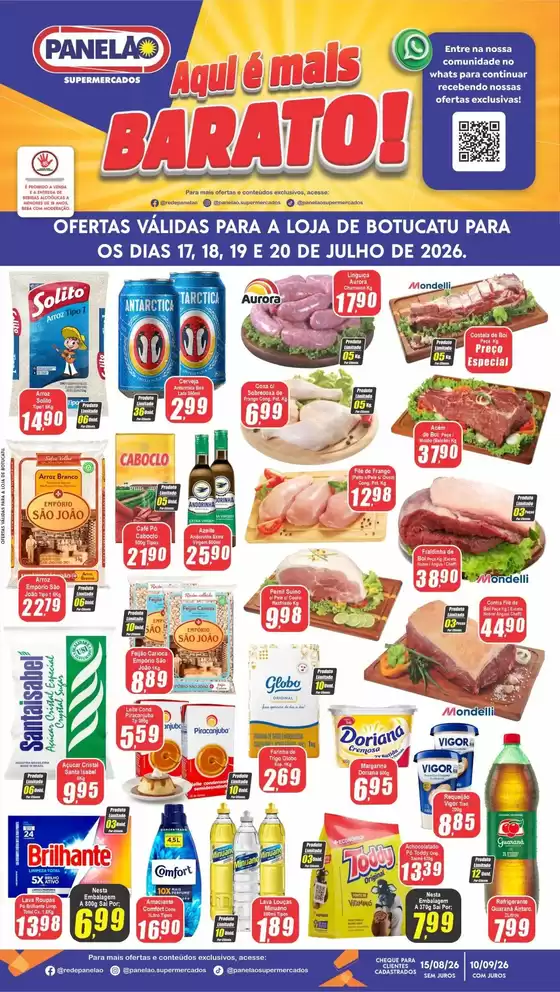 Catálogo Panelão | Promoções especiais em andamento | 2026-07-17T00:00:00.000Z - 2026-07-20T00:00:00.000Z